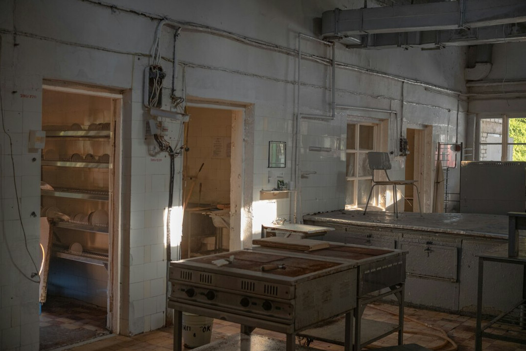 Empty film studio set ready for production